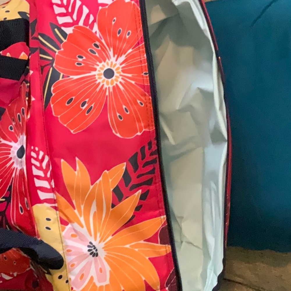 Vibrant Floral Cooler Bag